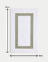 Cotton Blend Border Quick Dry Bath Mat